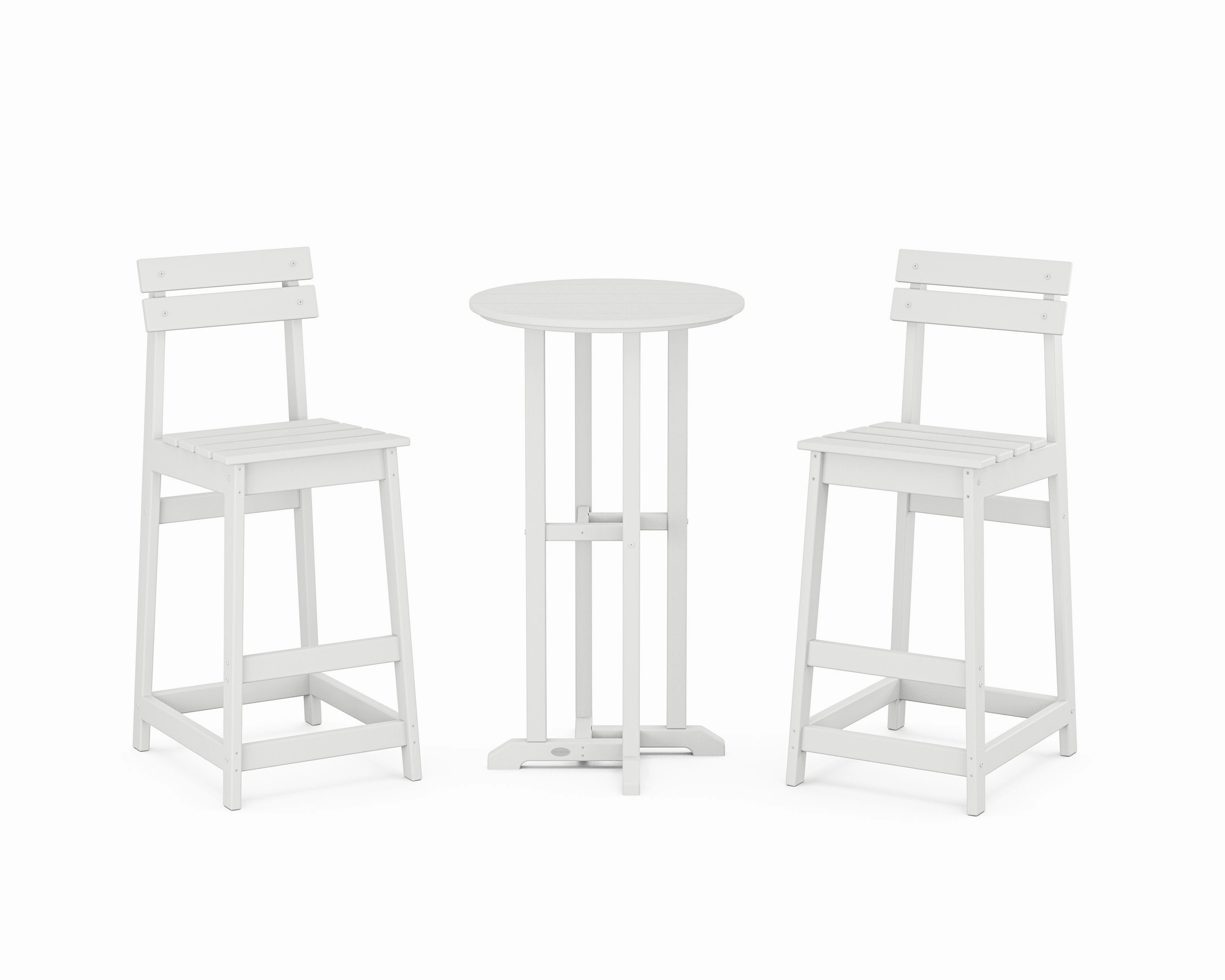 Modern Studio Plaza Bar Chair 3-Piece Bistro Set