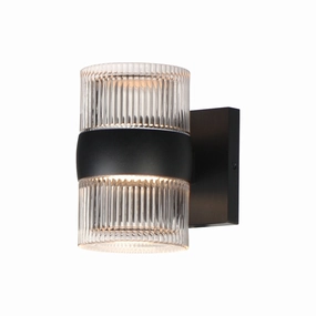 Modular 2-Light LED Outdoor SconceWeatherproof outdoor lighting