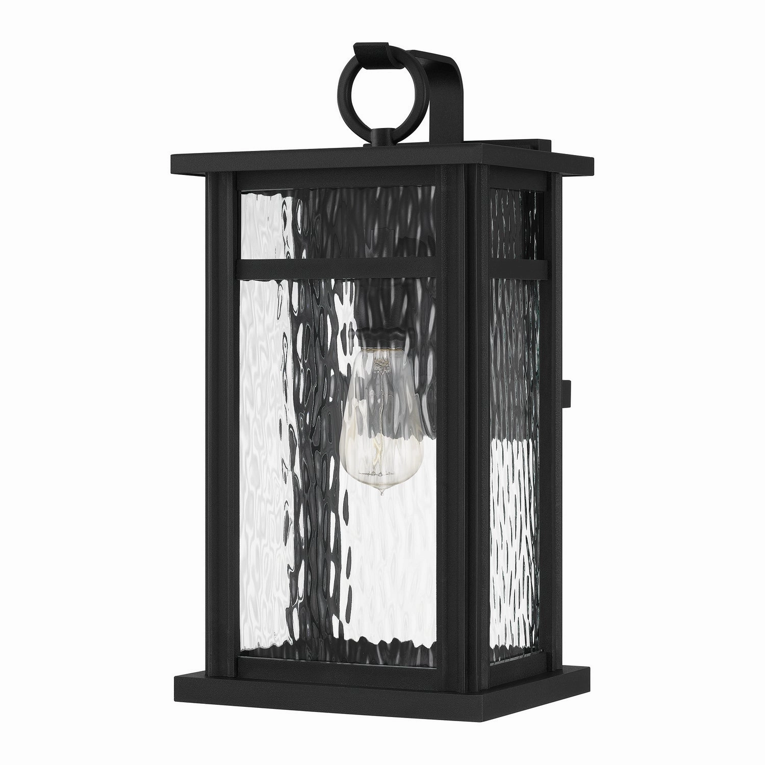 Moira One Light Outdoor Wall Mount Earth Black