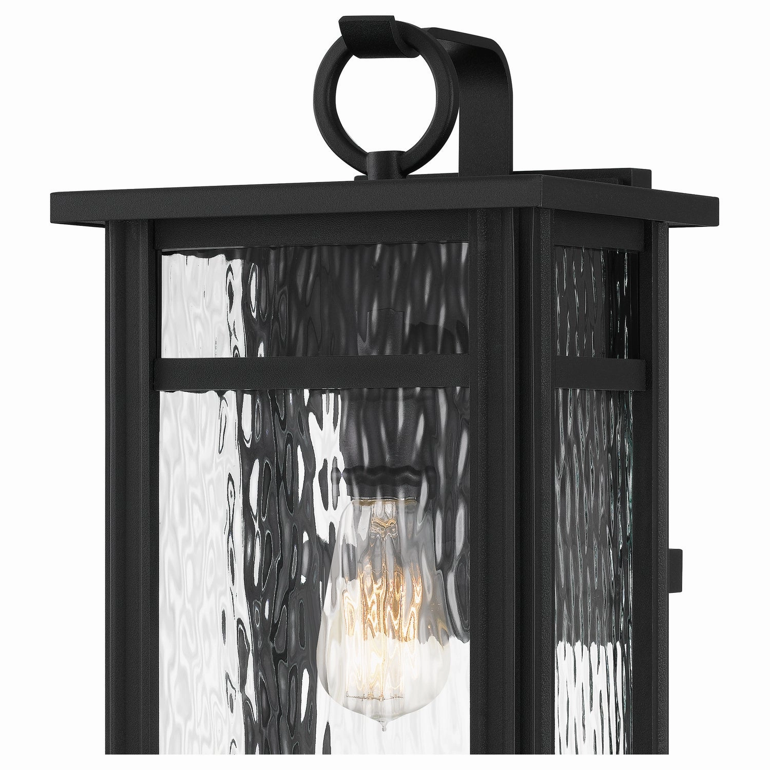 Moira One Light Outdoor Wall Mount Earth Black