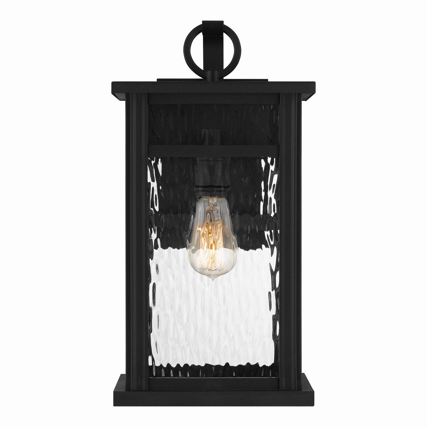 Moira One Light Outdoor Wall Mount Earth Black