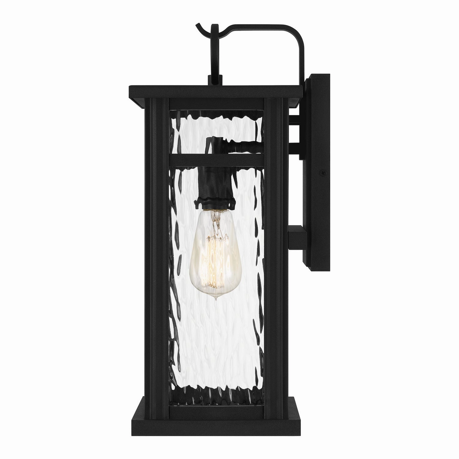 Moira One Light Outdoor Wall Mount Earth Black