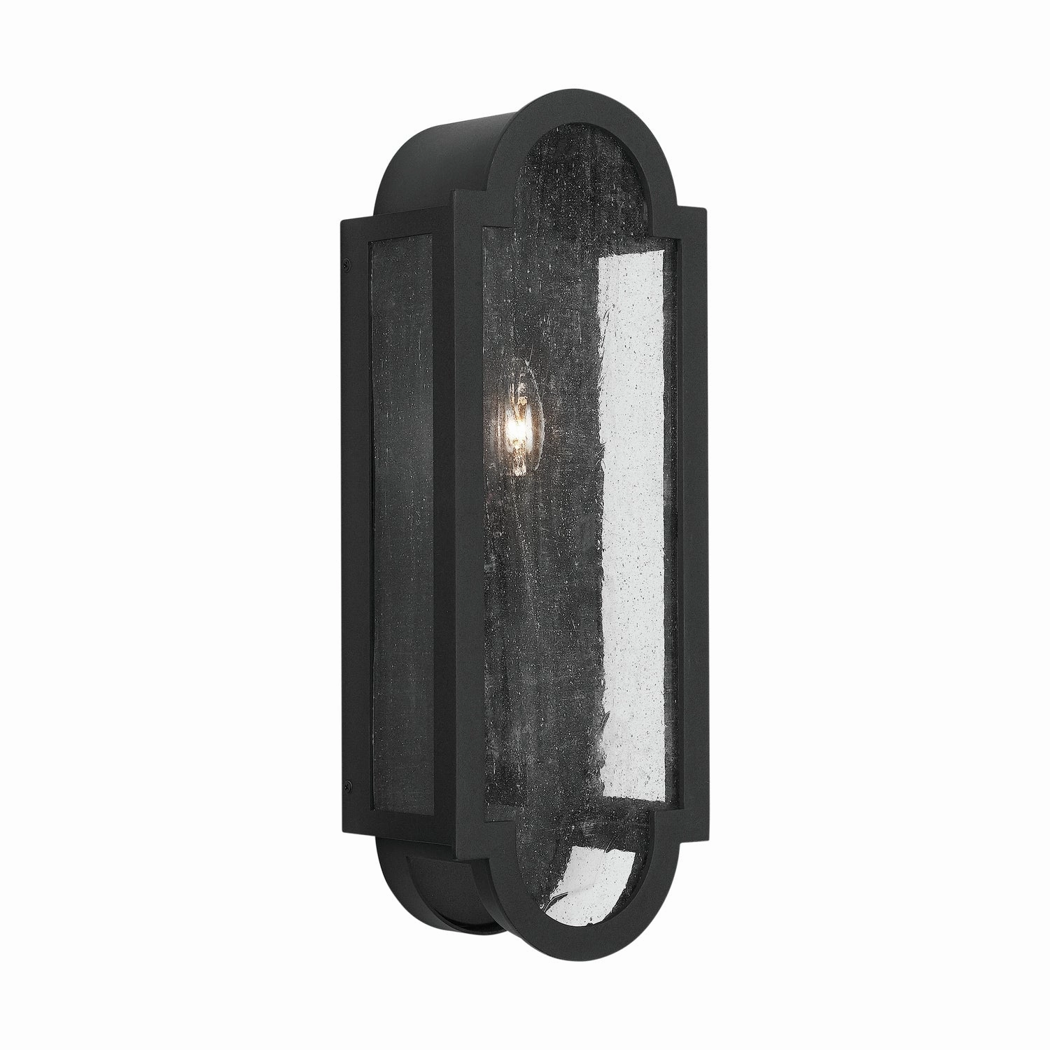 Monroe One Light Wall Mount Black