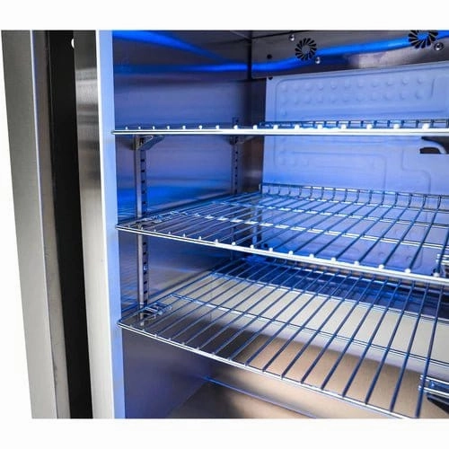 Mont Alpi Black Stainless Steel Beverage Center and Fridge Cabinet MA-BEVBSSFC