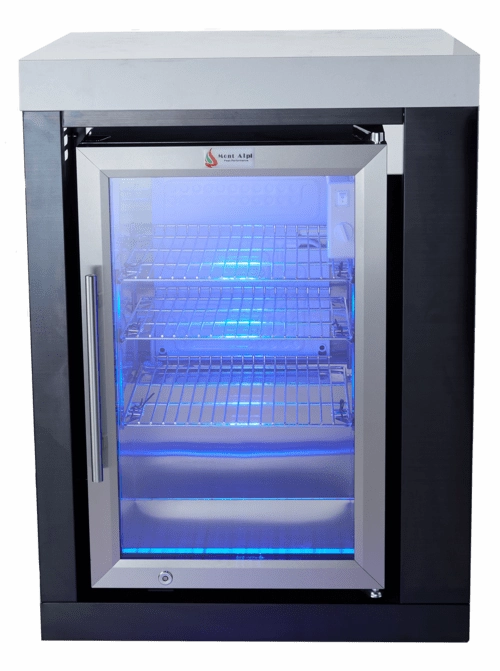 Mont Alpi Black Stainless Steel Fridge Cabinet Module MASFM-BSS outdoor beverage cooler with wheels