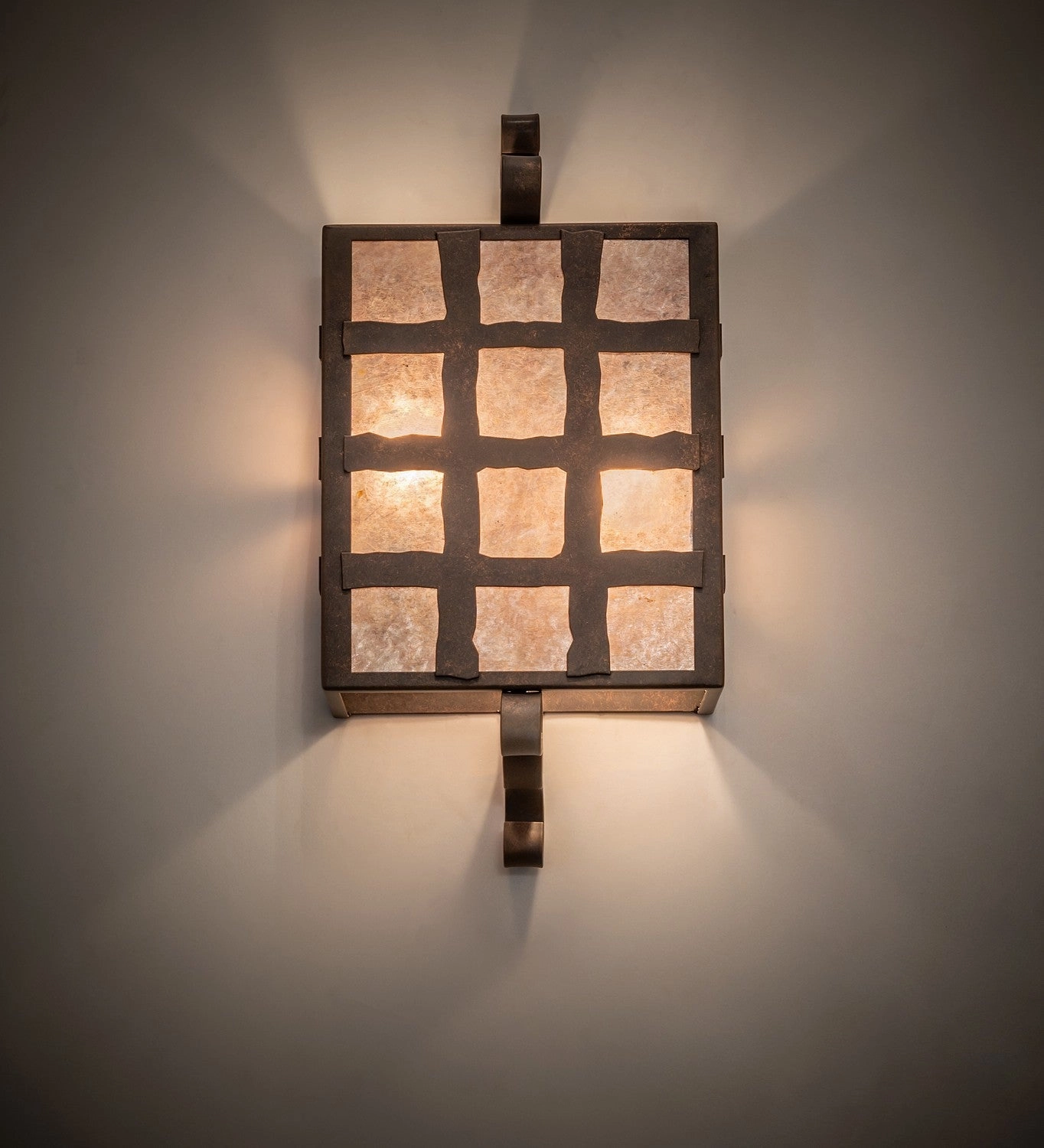 Monte Cristo Two Light Wall Sconce Antique Rust