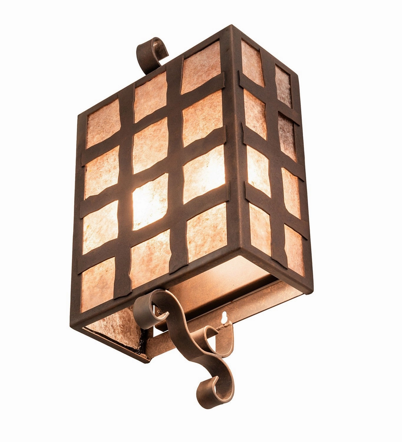 Monte Cristo Two Light Wall Sconce Antique Rust