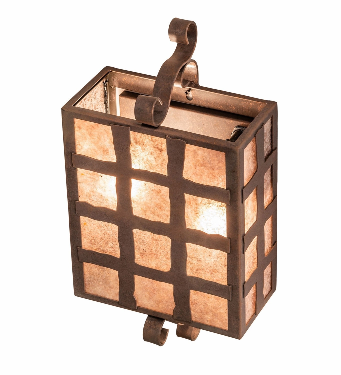 Monte Cristo Two Light Wall Sconce Antique Rust