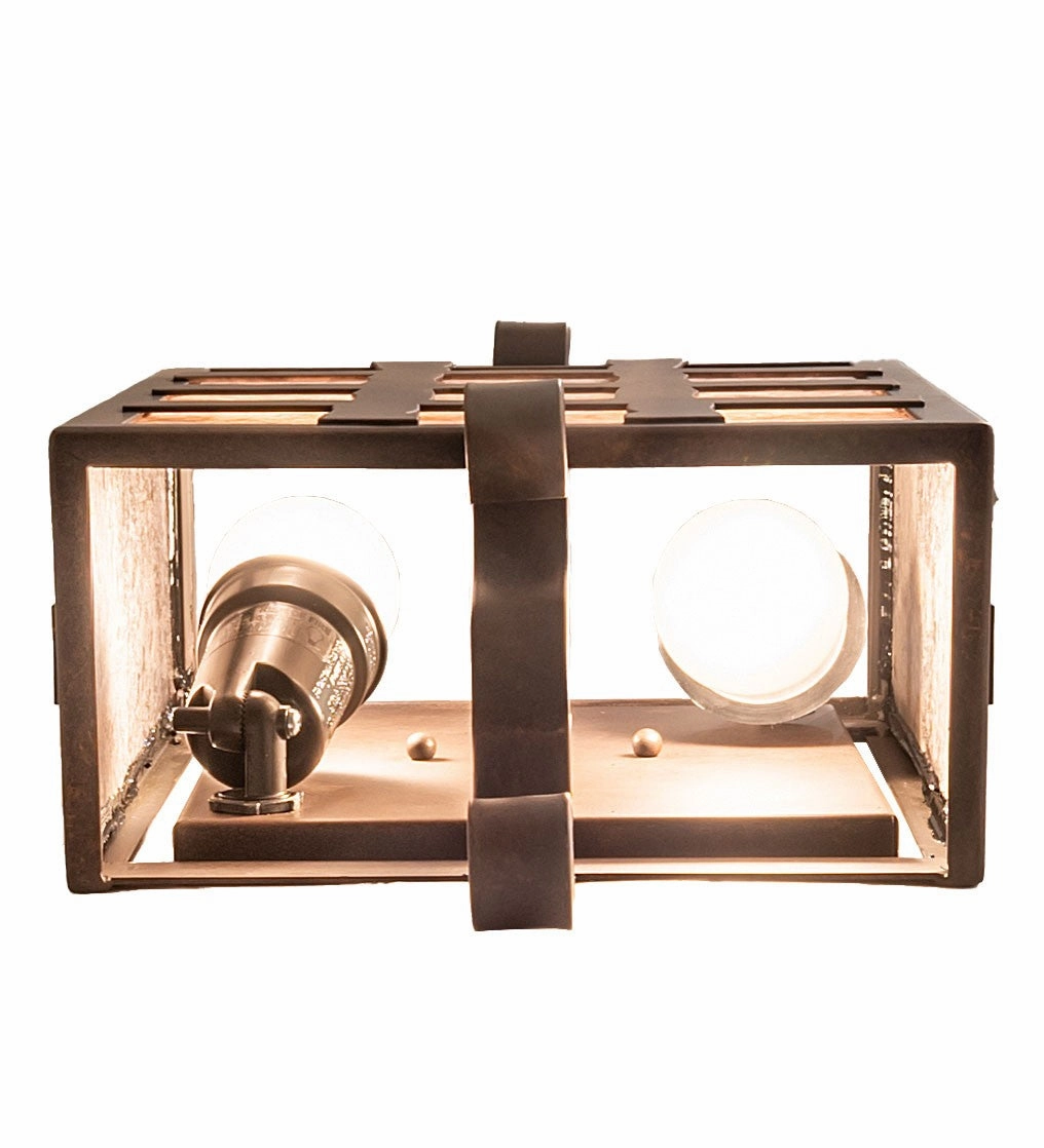 Monte Cristo Two Light Wall Sconce Antique Rust
