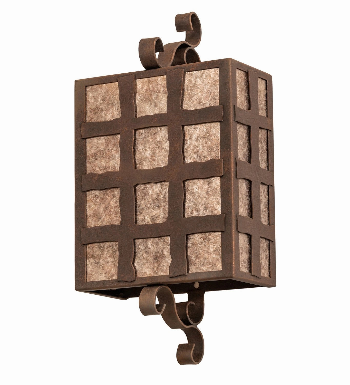 Monte Cristo Two Light Wall Sconce Antique Rust