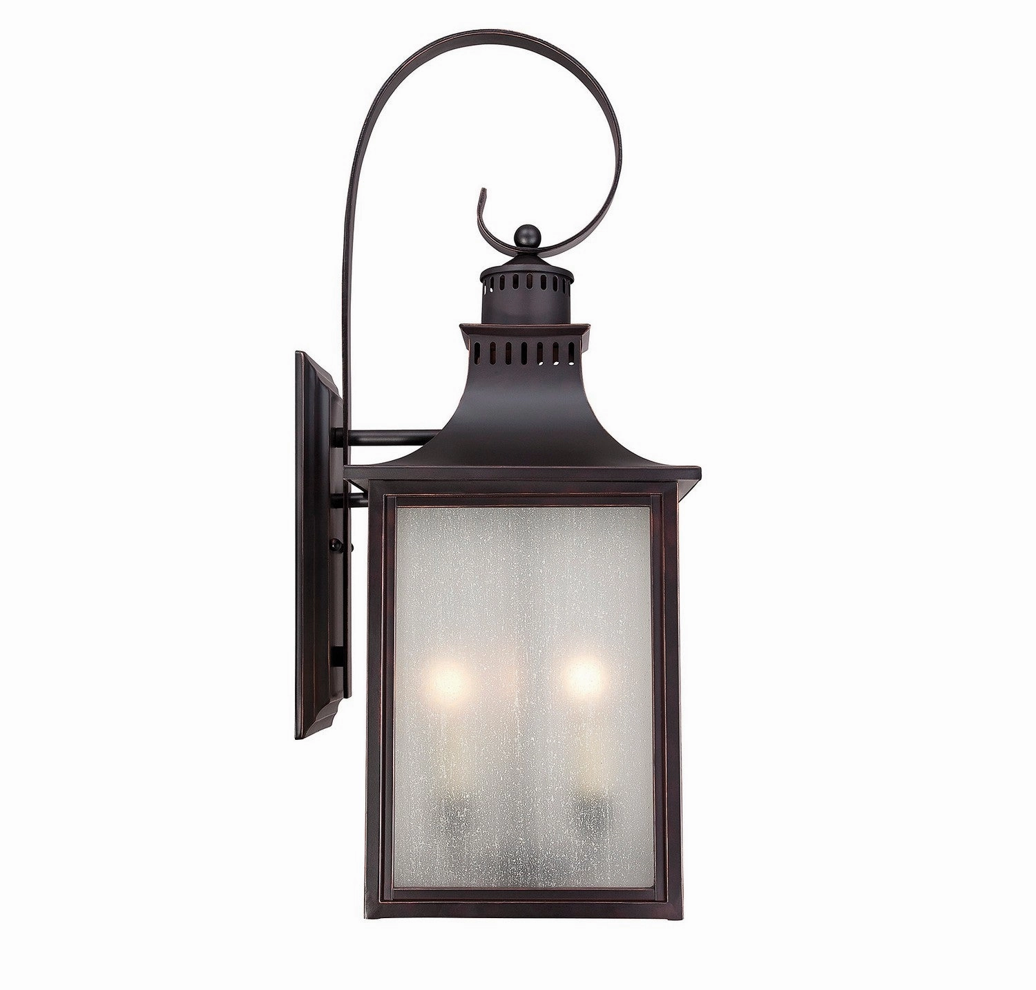 Monte Grande Three Light Wall Lantern English Bronze