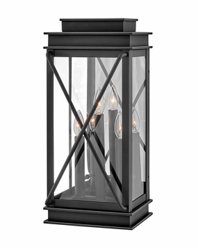 Montecito LED Wall Mount Museum BlackOutdoor wall sconces with motion sensor