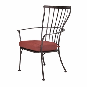 Monterra Dining Arm Chairrust-proof wrought iron garden set