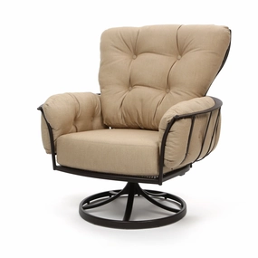 Monterra Swivel Rocker Club Chairrust-proof wrought iron garden set