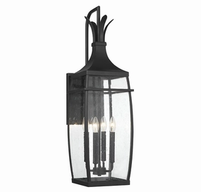 Montpelier Four Light Outdoor Wall Lantern Matte BlackOutdoor wall sconces with motion sensor