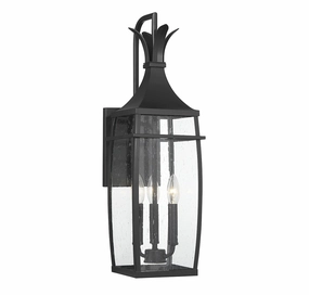 Montpelier Three Light Outdoor Wall Lantern Matte BlackOutdoor wall sconces with motion sensor