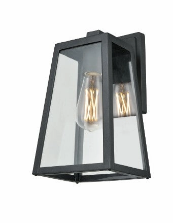 Moraine One Light Wall Sconce BlackOutdoor wall sconces with motion sensor