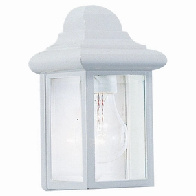 Mullberry Hill One Light Outdoor Wall Lantern WhiteOutdoor wall sconces with motion sensor