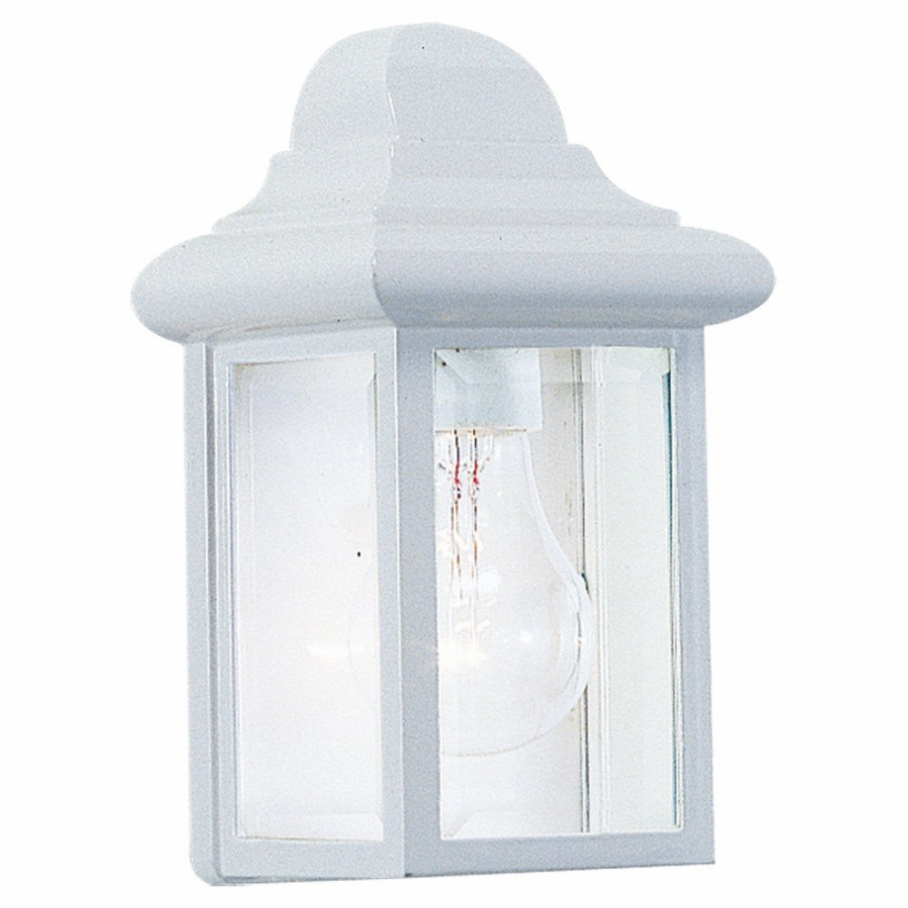 Mullberry Hill One Light Outdoor Wall Lantern WhiteOutdoor wall sconces with motion sensor