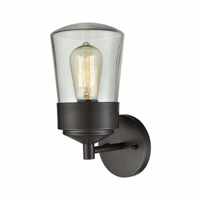 Mullen Gate One Light Outdoor Wall Sconce Oil Rubbed BronzeOutdoor wall sconces with motion sensor