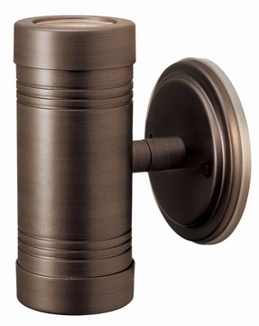Myra Dual LED Wallwasher BronzeOutdoor wall sconces with motion sensor