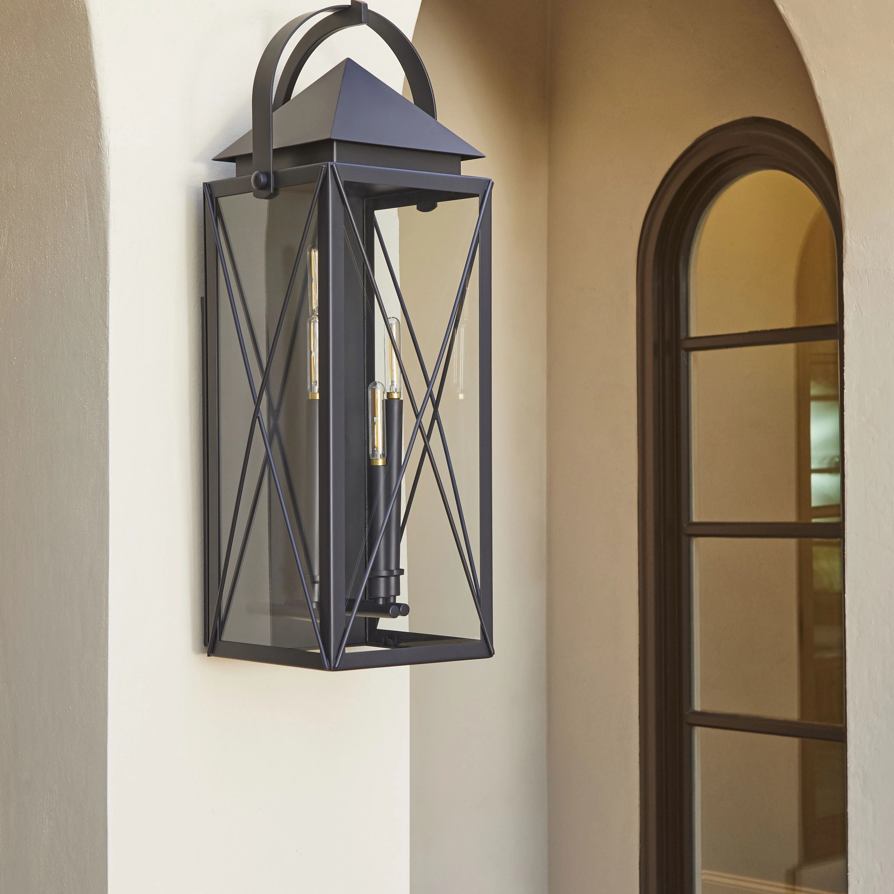 Mystic Four Light Pendant Matte Black