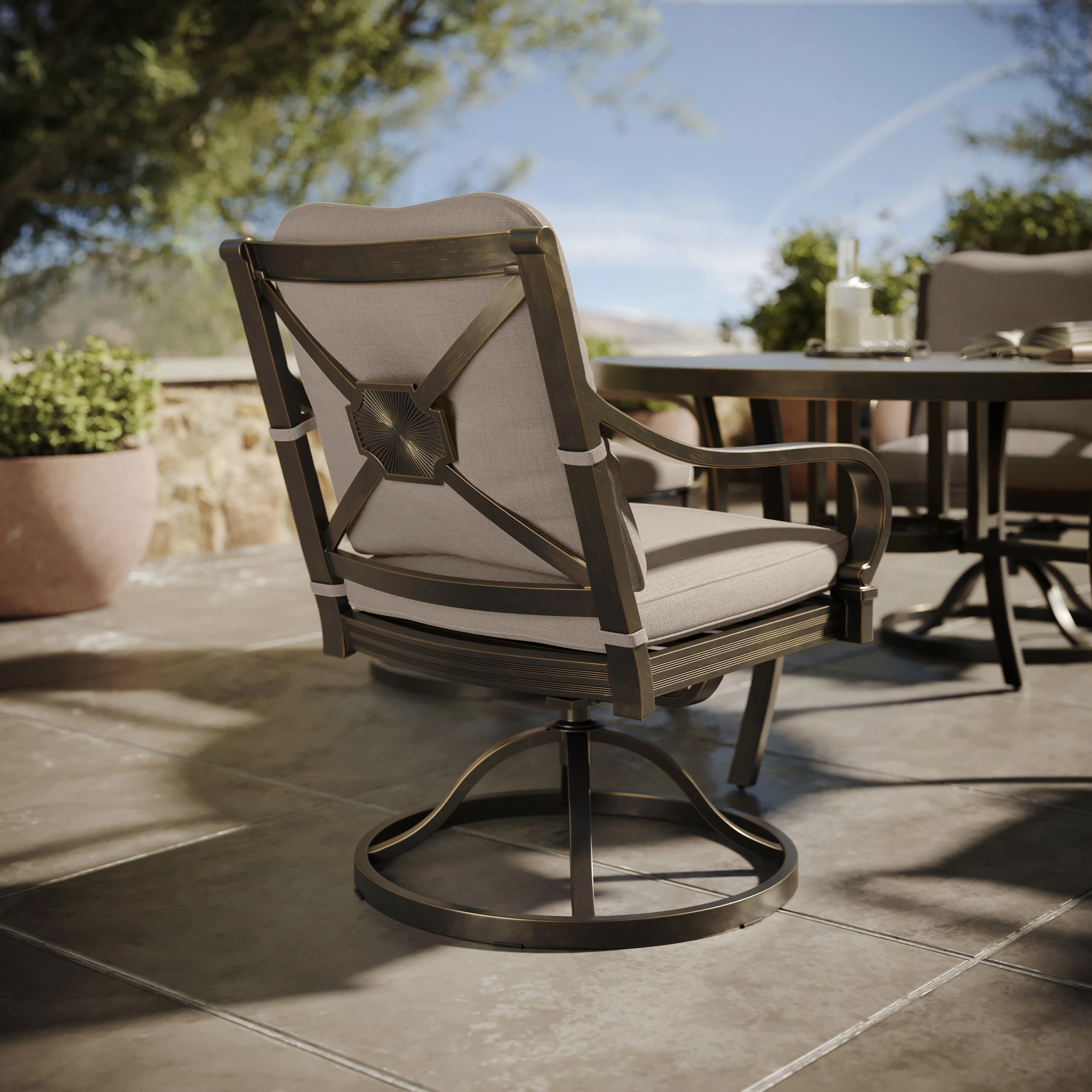 Napili 5 Piece Dining Set w/ 4 Swivel Rockers