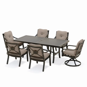 Napili 7 Piece Dining Setaluminum alloy outdoor sofa set
