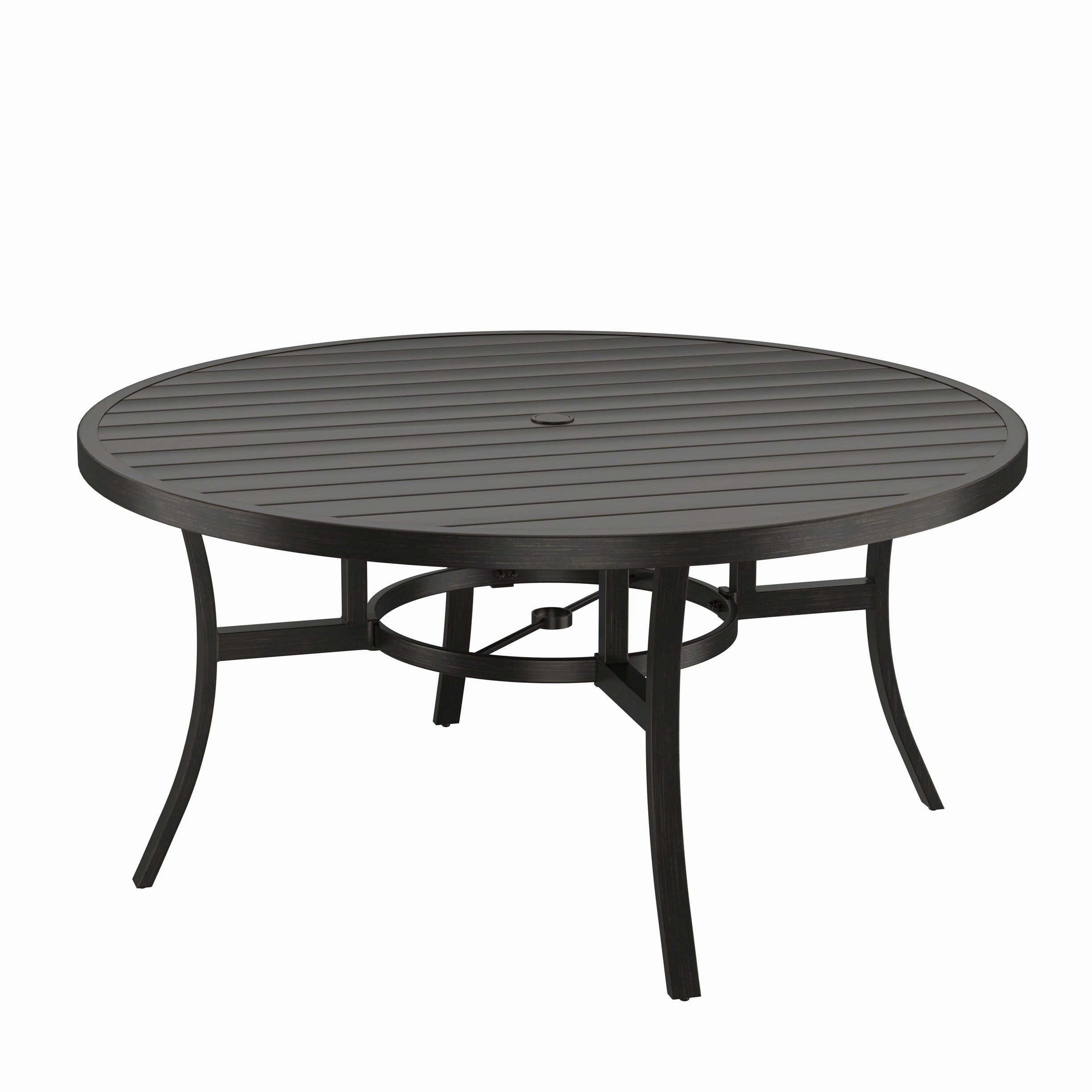 Napili 7 Piece Dining Set - 6 Swivel Rockers 60" Round Table