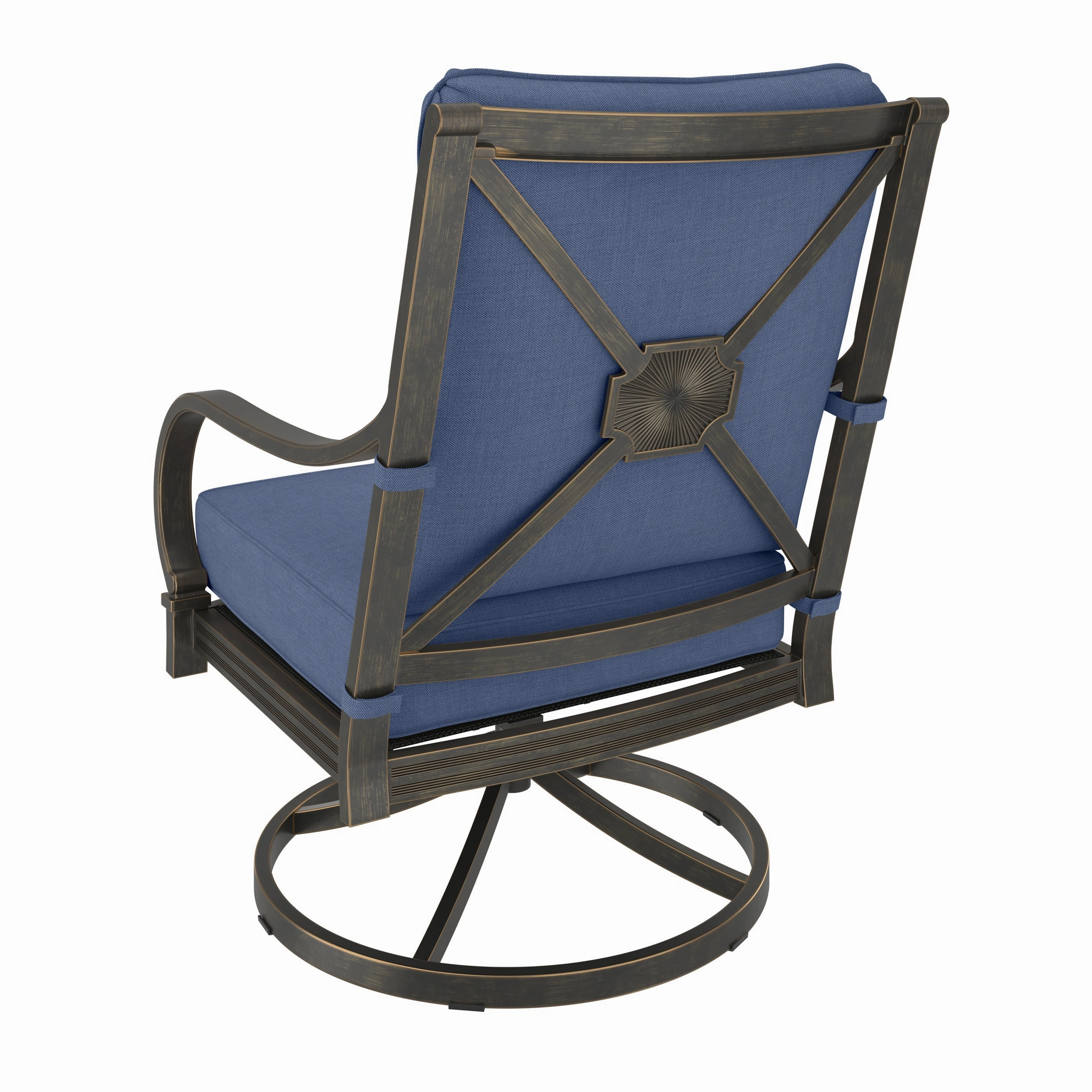 Napili High-Back Swivel Rocker Club Chair