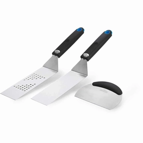 Napoleon 3 piece plancha Tool Set 70081Stainless steel BBQ tool set