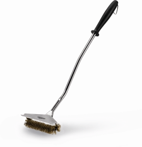 Napoleon Grill Brass Bristle Wide Grill Brush 62056Stainless steel BBQ tool set