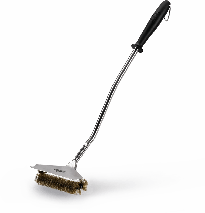 Napoleon Grill Brass Bristle Wide Grill Brush 62056Stainless steel BBQ tool set