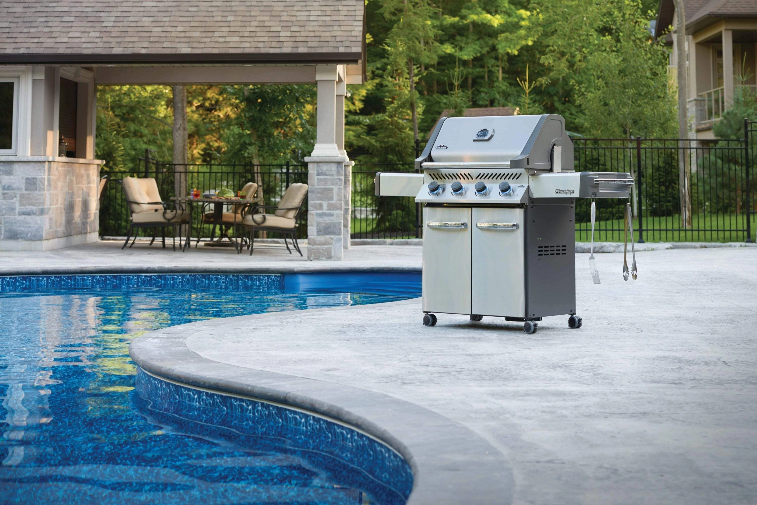 Napoleon Prestige 500 RSIB Stainless Steel Propane Gas Grill w/ Infrared Side & Rear Burners P500RSIBPSS-3