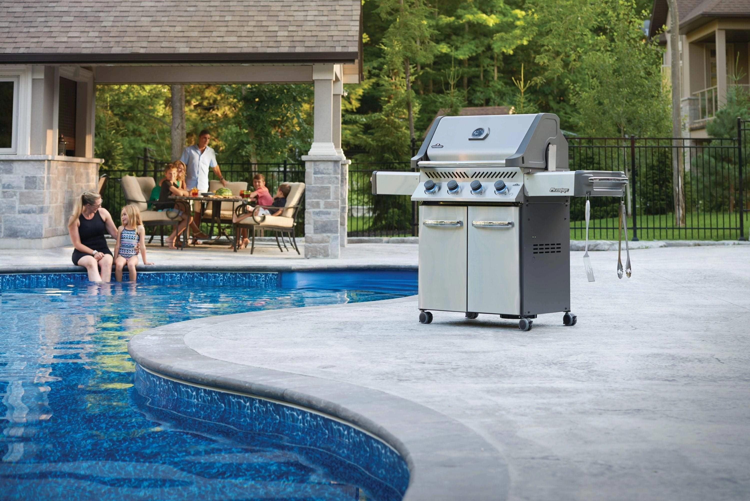 Napoleon Prestige 500 RSIB Stainless Steel Propane Gas Grill w/ Infrared Side & Rear Burners P500RSIBPSS-3