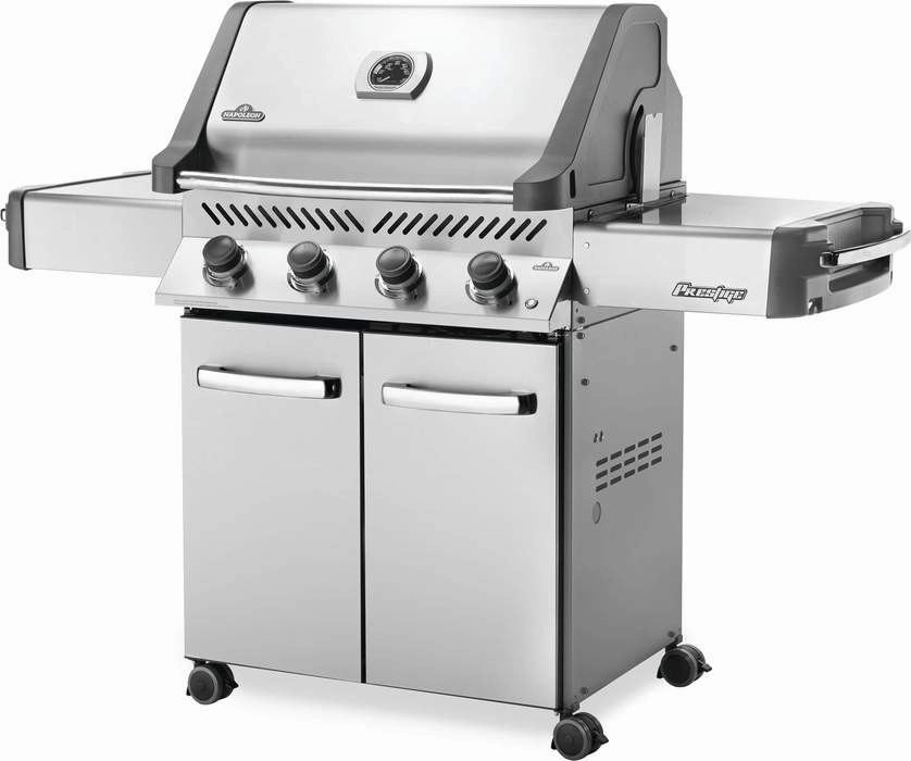 Napoleon Prestige 500 RSIB Stainless Steel Propane Gas Grill w/ Infrared Side & Rear Burners P500RSIBPSS-3