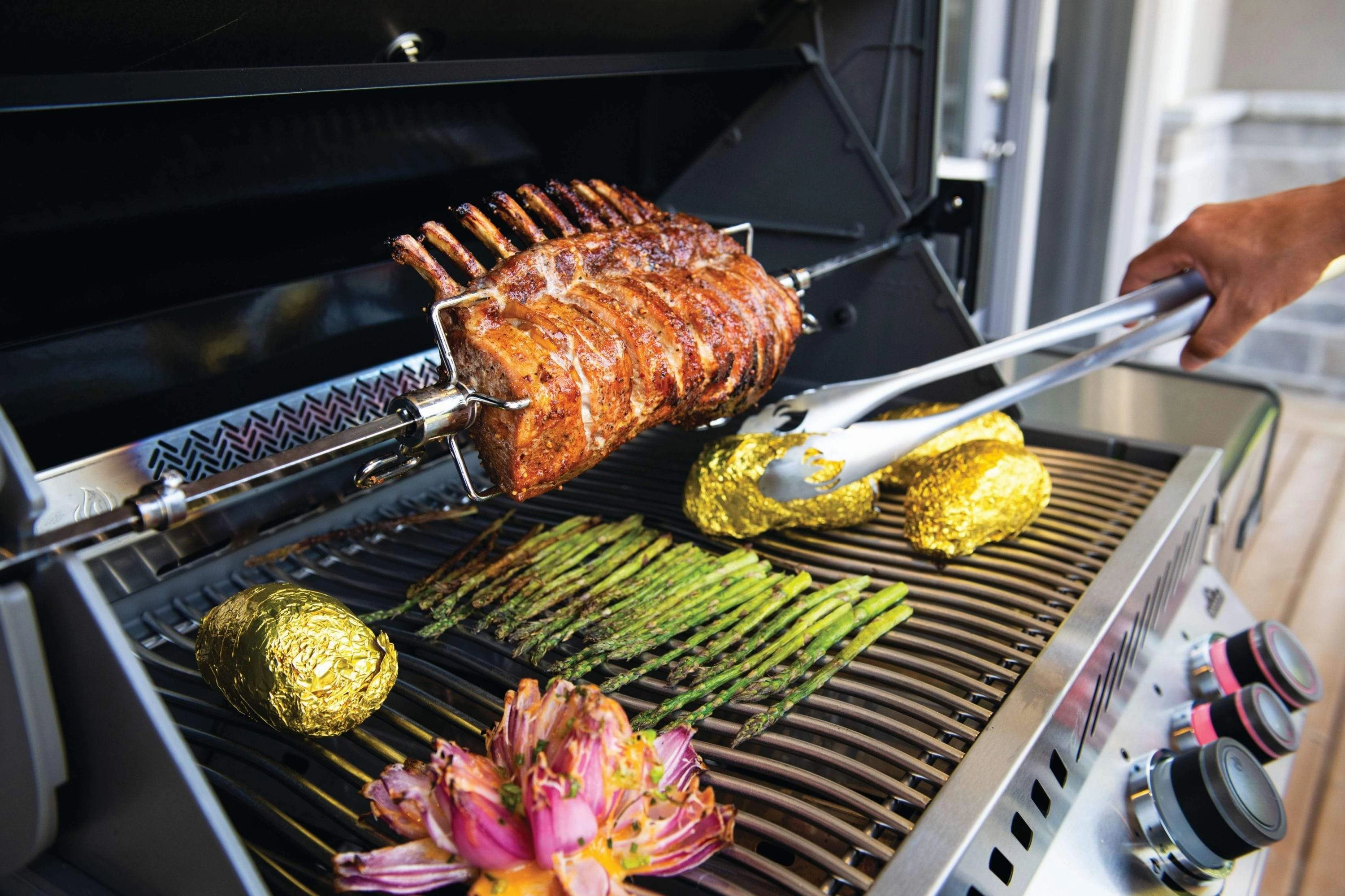 Napoleon Prestige PRO 500 RSIB Natural Gas Grill w/ Infrared Rear & Side Burners PRO500RSIBNSS-3