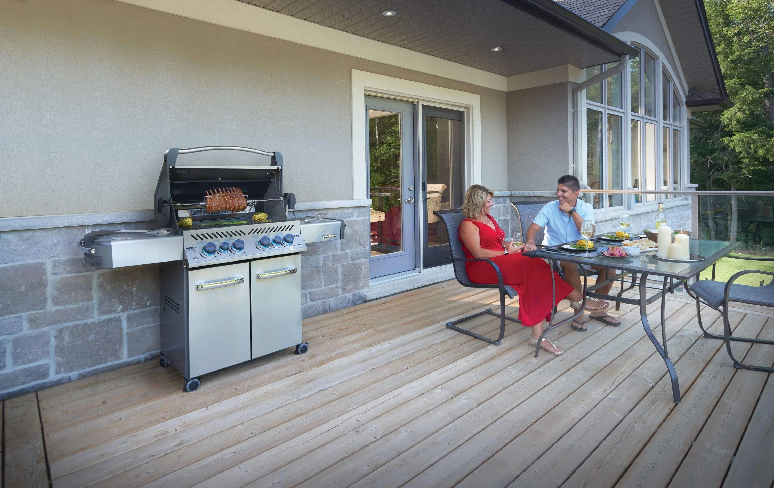Napoleon Prestige PRO 500 RSIB Propane Gas Grill w/ Infrared Rear & Side Burners PRO500RSIBPSS-3