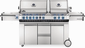 Napoleon Prestige Pro 825 RSBI with Power Side Burner Gas Grill professional outdoor BBQ grill set