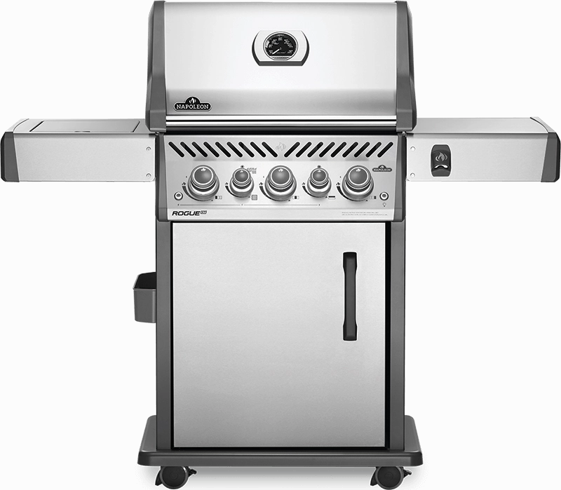 Napoleon Rogue SE 425 RSIB with Infrared Side and Rear Burners Gas Grill RSE425RSIB professional outdoor BBQ grill set