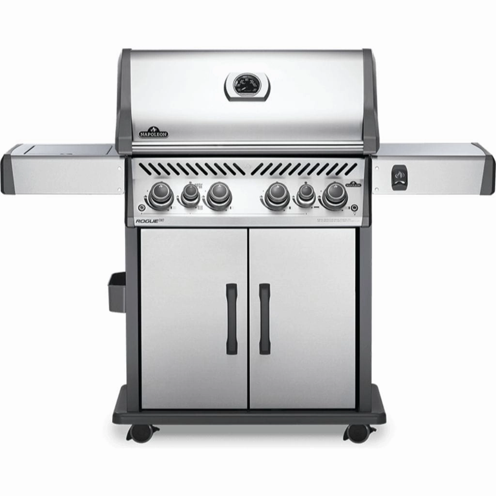 Napoleon Rogue SE 525 RSIB with Infrared Side and Rear Burners Gas Grill RSE525RSIB professional outdoor BBQ grill set
