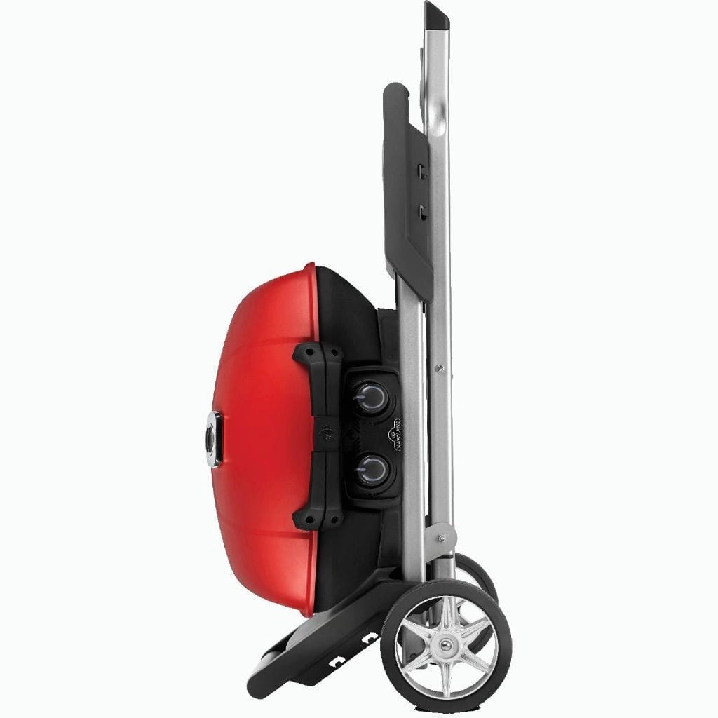 Napoleon TravelQ 285x with Scissor Cart Liquid Propane Portable Gas Grill TQ285X-RD-1-A