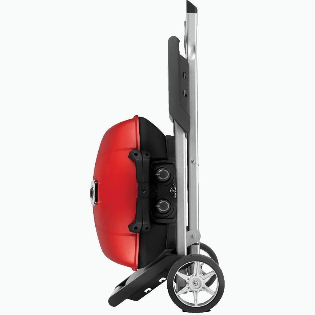 Napoleon TravelQ 285x with Scissor Cart Liquid Propane Portable Gas Grill TQ285X-RD-1-A