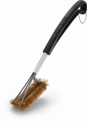 Napoleon Vertical Triple-Row Grill Brush with Brass Bristles 62062Stainless steel BBQ tool set
