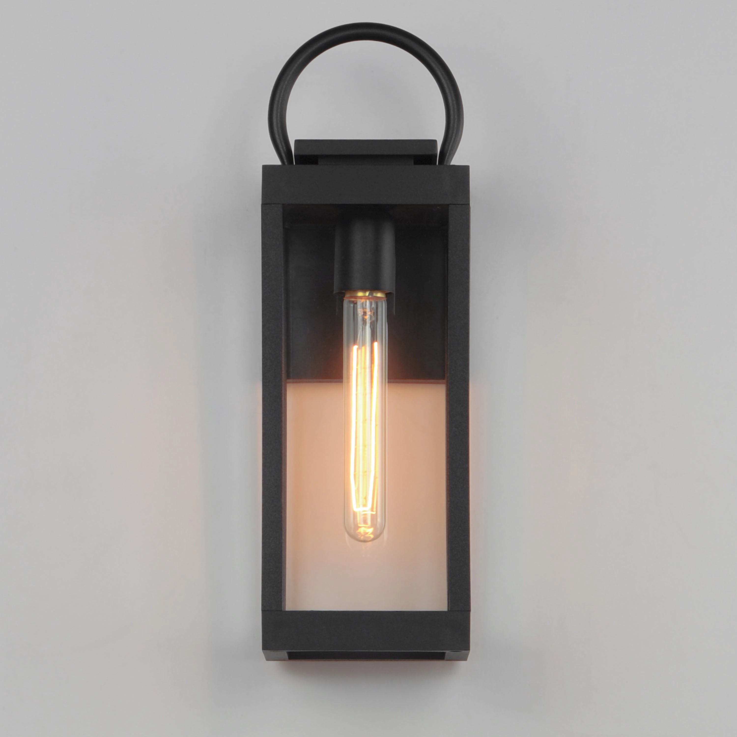 Nassau Vivex One Light Outdoor Wall Sconce Black