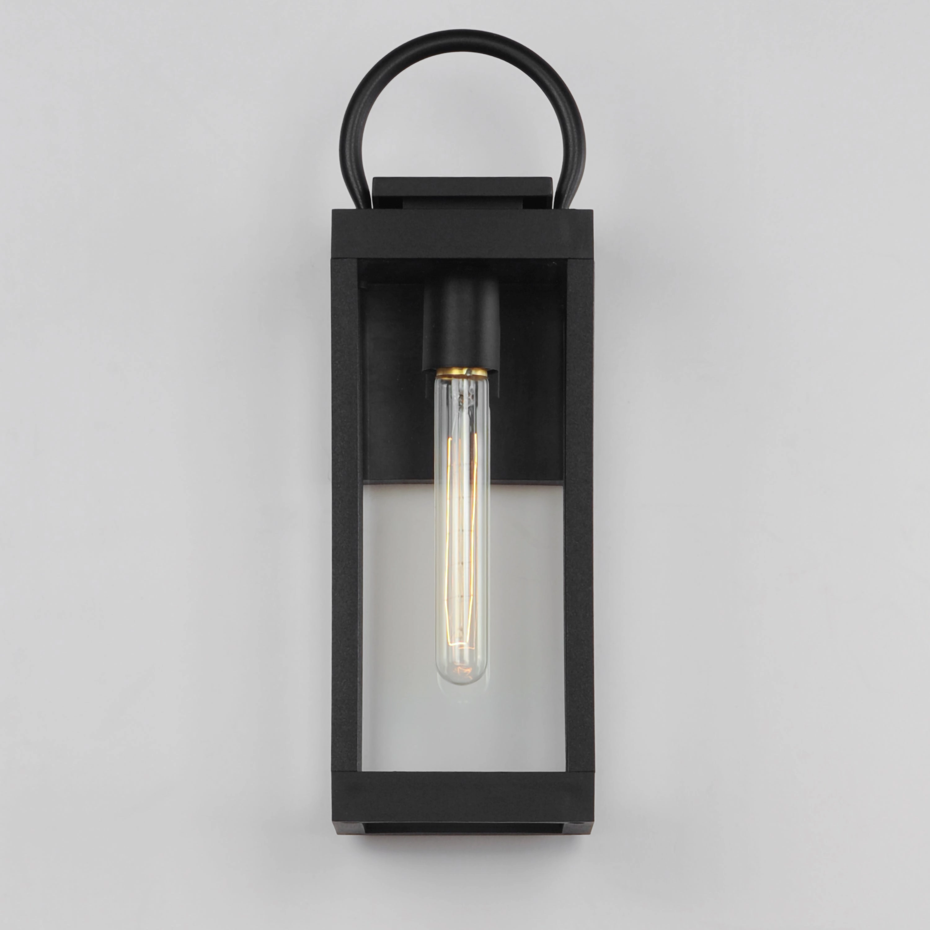 Nassau Vivex One Light Outdoor Wall Sconce Black