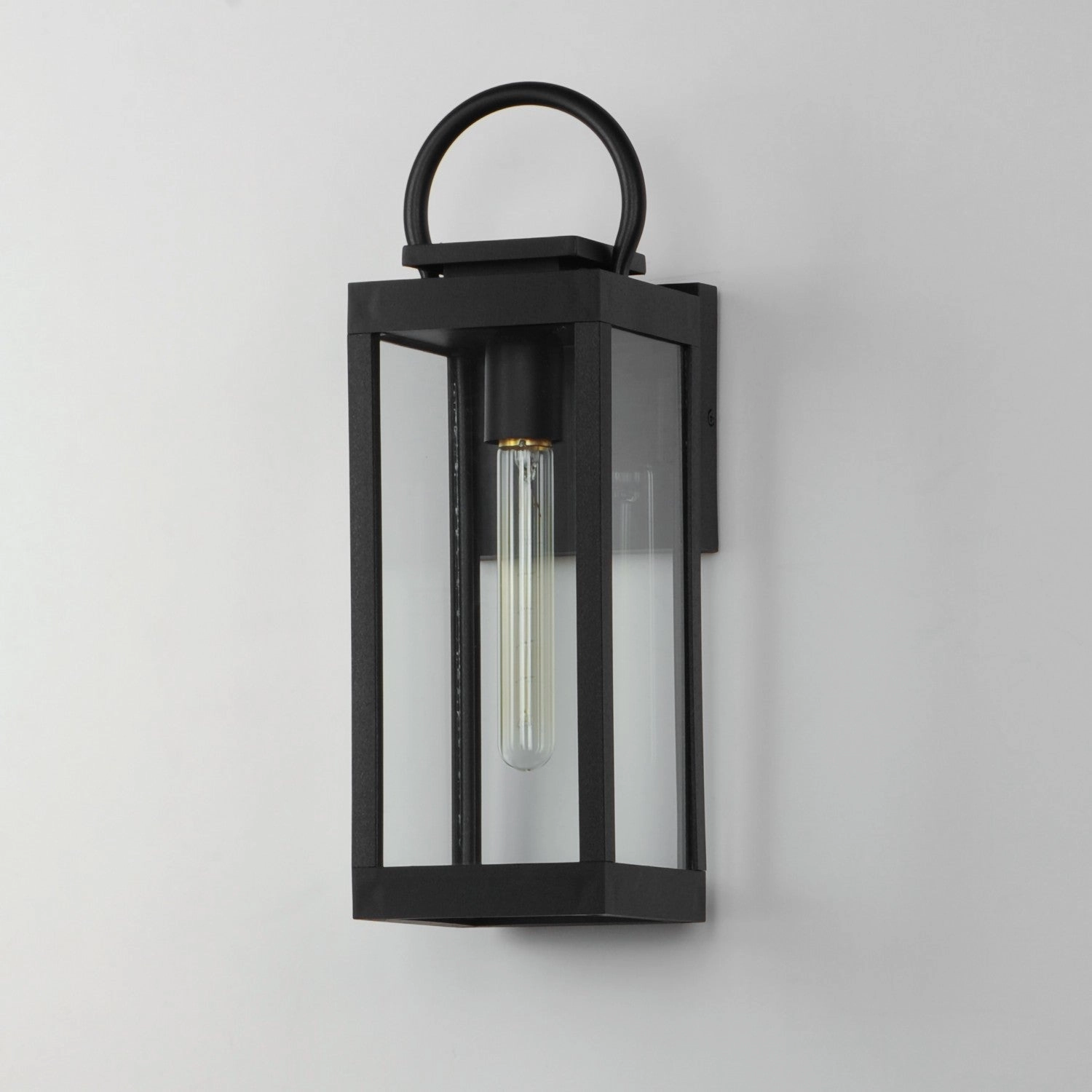 Nassau Vivex One Light Outdoor Wall Sconce Black