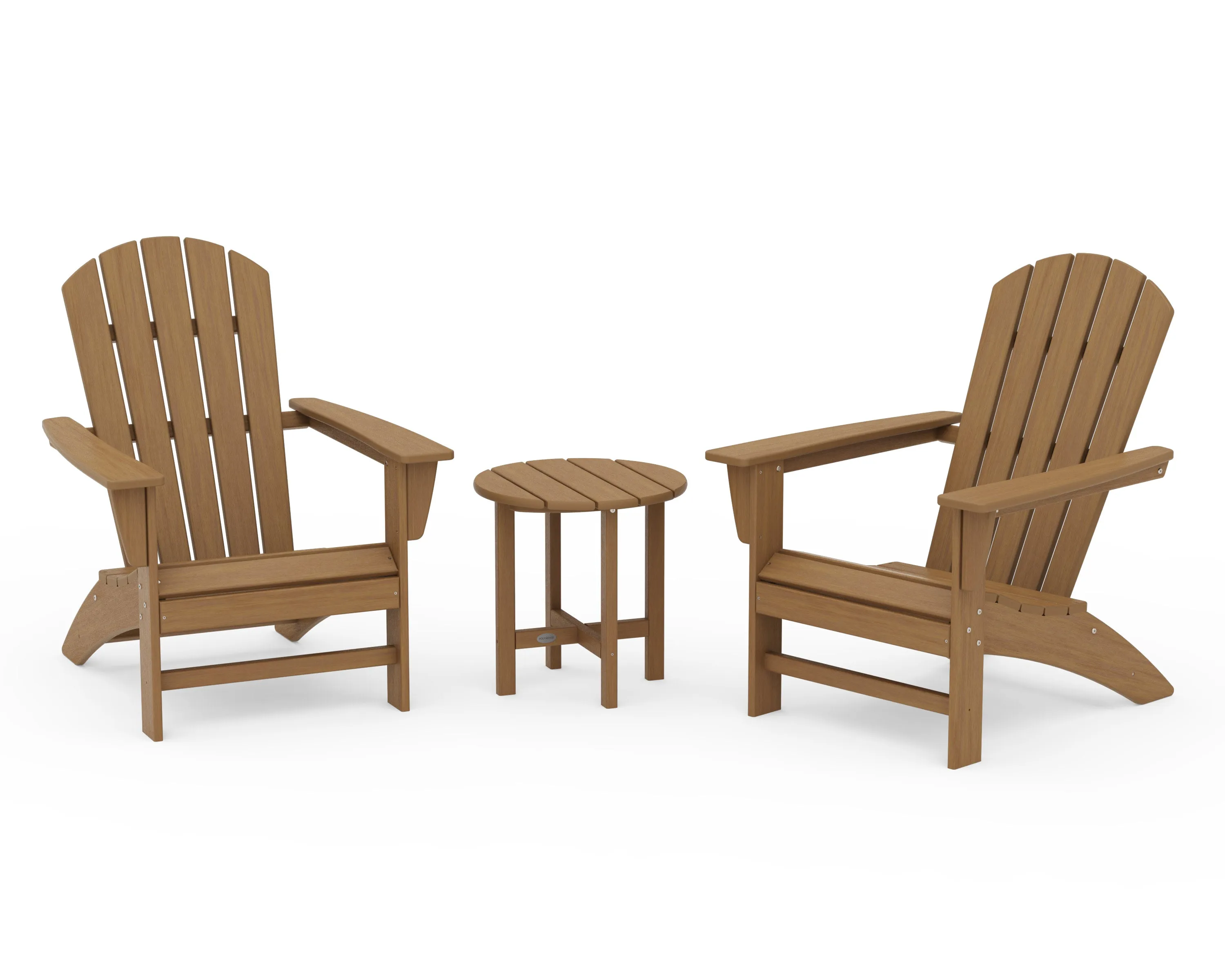 Nautical 3-Piece Adirondack Set