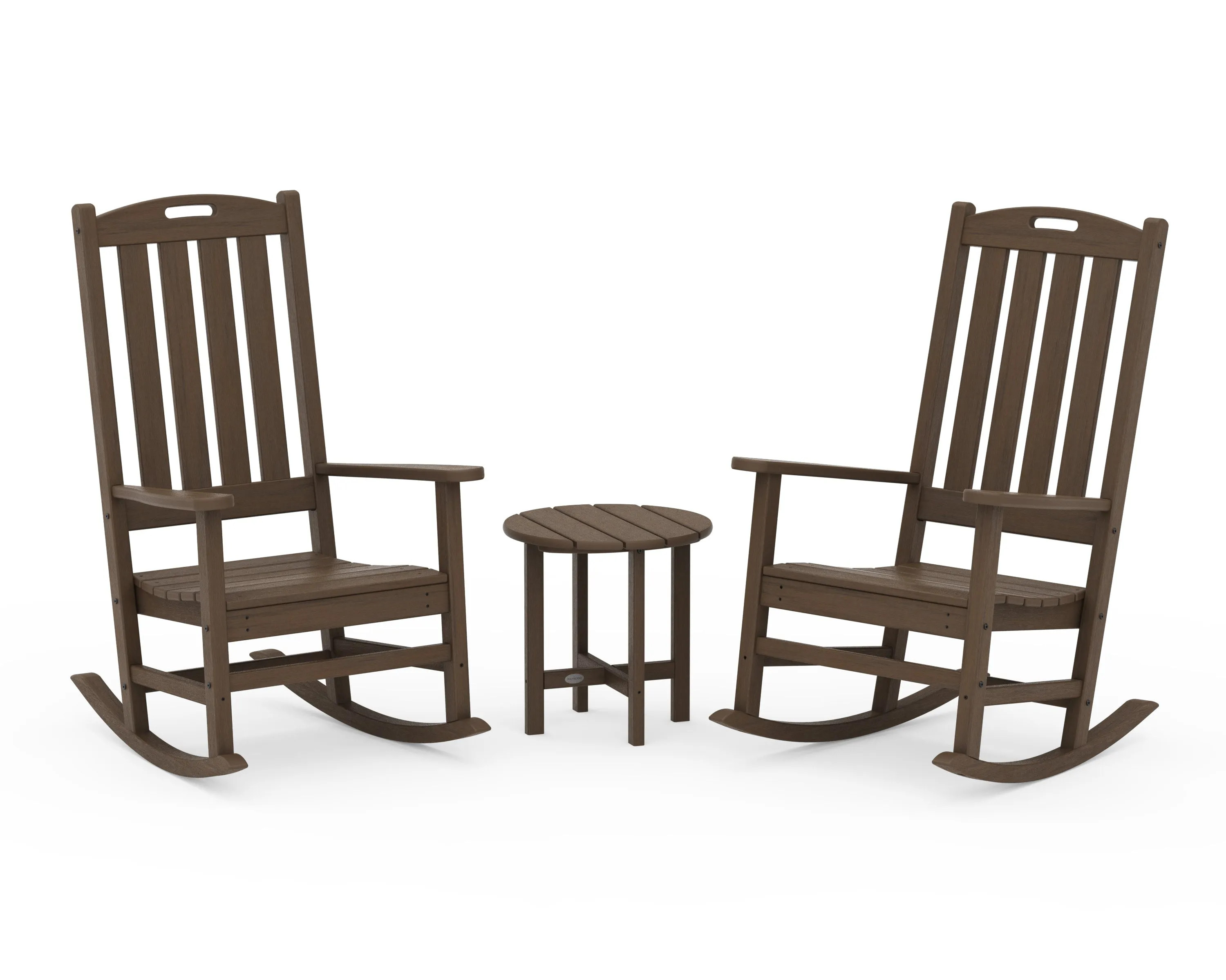 Nautical 3-Piece Porch Rocking Chair Set