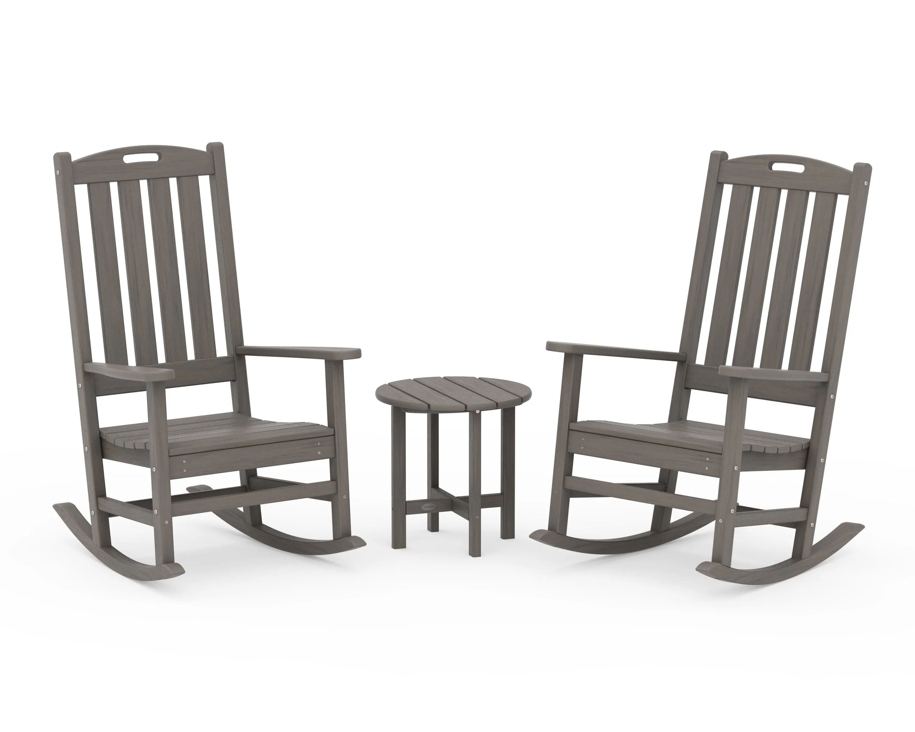 Nautical 3-Piece Porch Rocking Chair Set